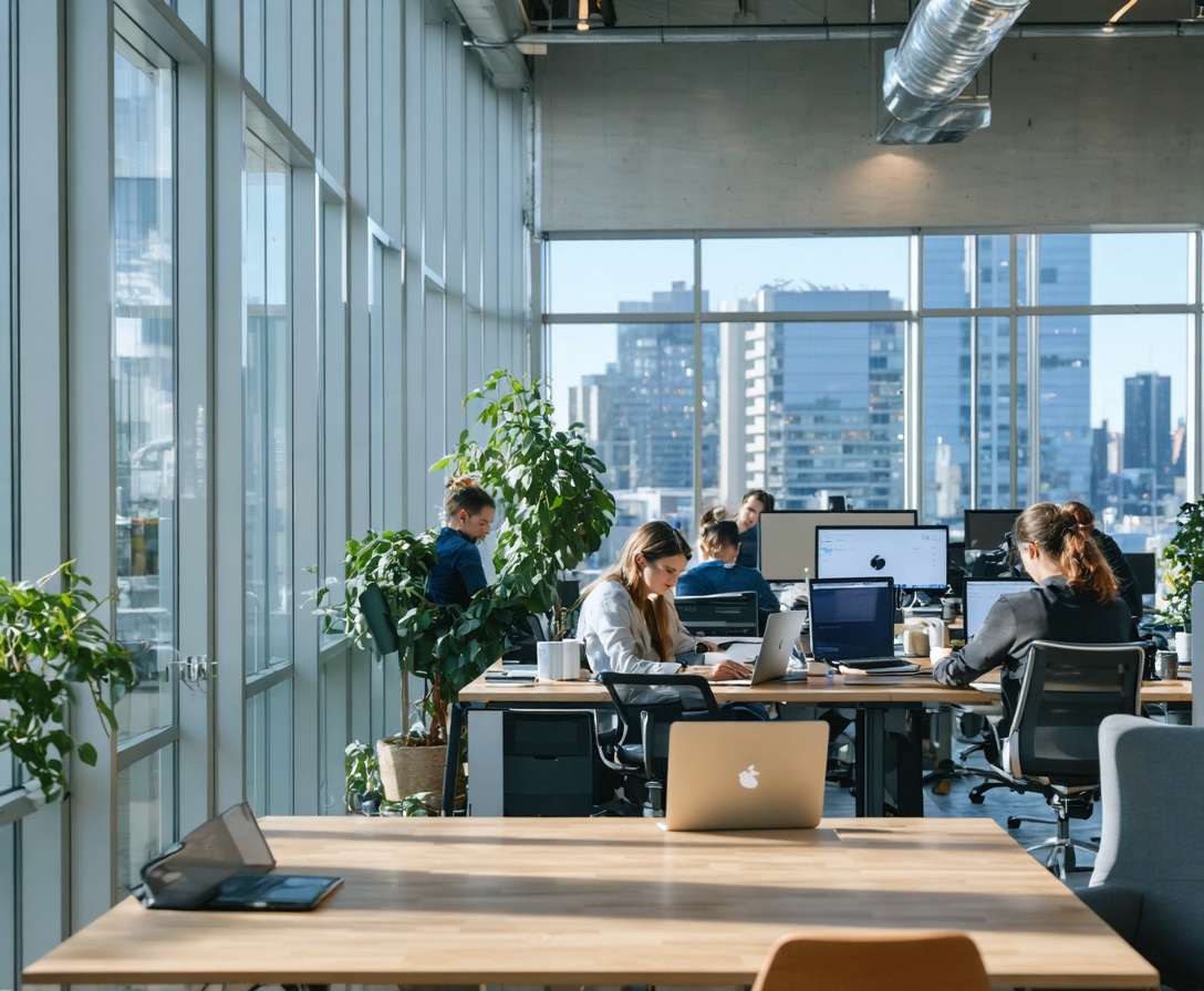 Современный открытый офис AI Engine Academy в Сан-Франциско, где работают наши исследователи и кураторы